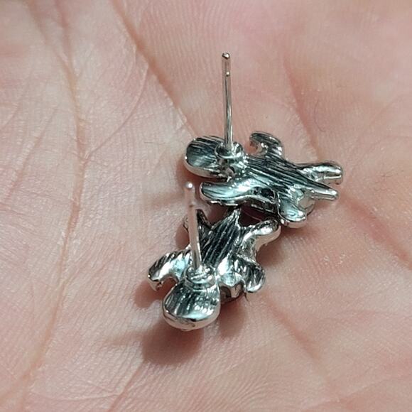 Turtle Stud Yellow Crystal Earrings for Women - Picture 5 of 8